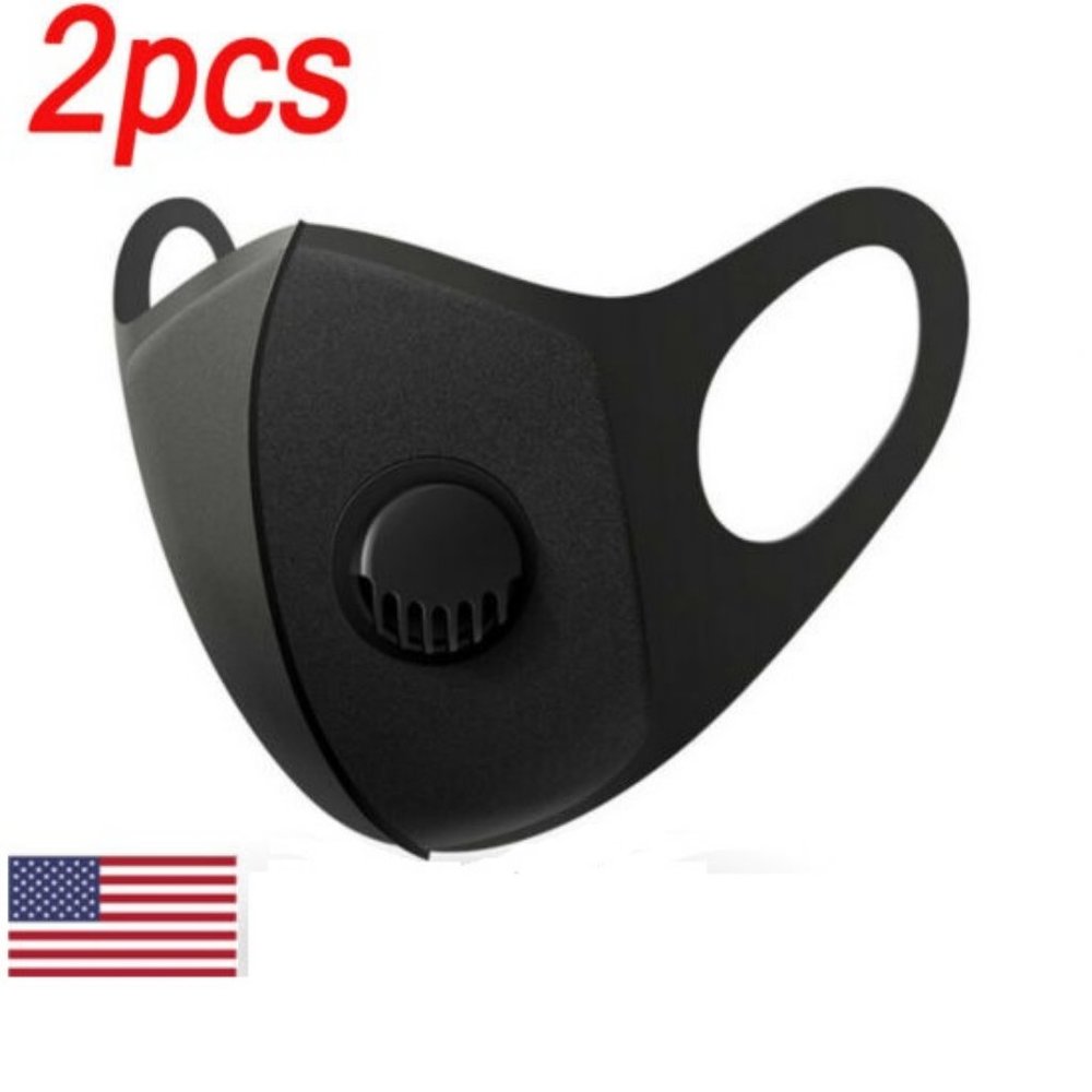 Washable Reusable Dust-proof Mouth Masks w filters